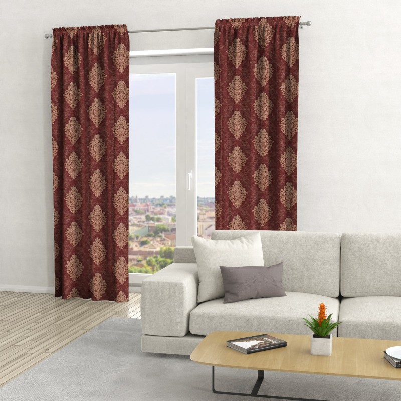 Naktinės užuolaidos, raudono atspalvio 