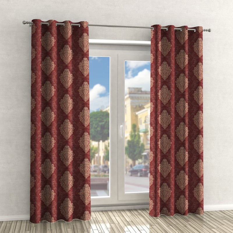 Naktinės užuolaidos, raudono atspalvio 