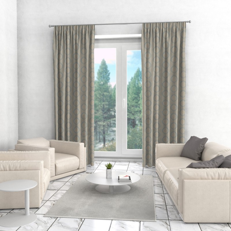 Naktinės užuolaidos, mėlyno atspalvio 