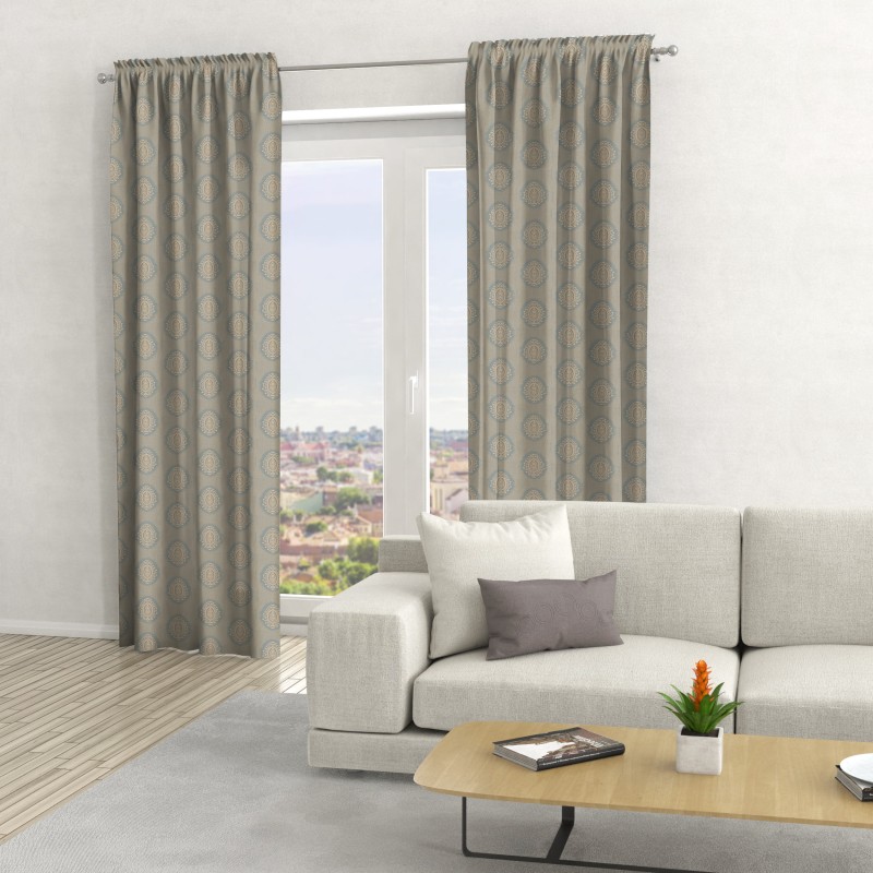 Naktinės užuolaidos, mėlyno atspalvio 