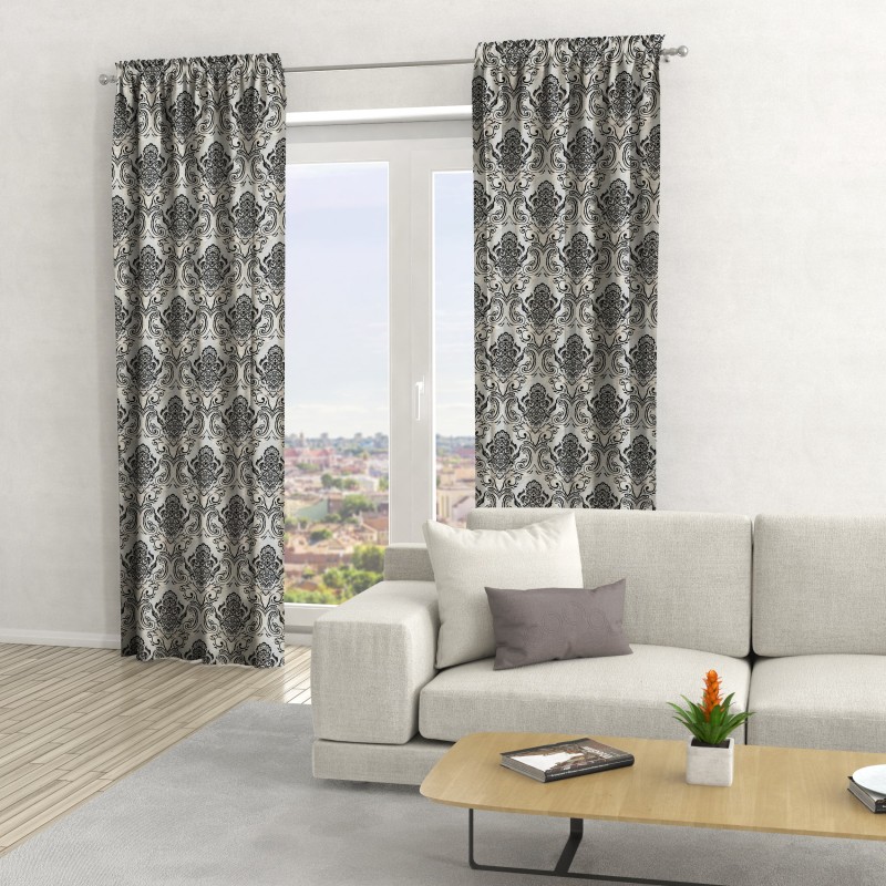 Naktinės užuolaidos, juodo atspalvio 