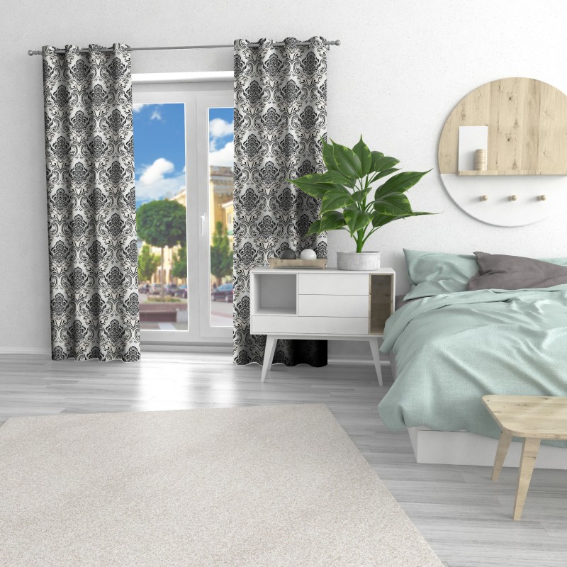 Naktinės užuolaidos, juodo atspalvio 