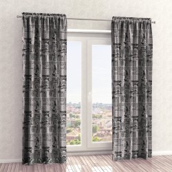 Naktinės užuolaidos, juodo atspalvio 