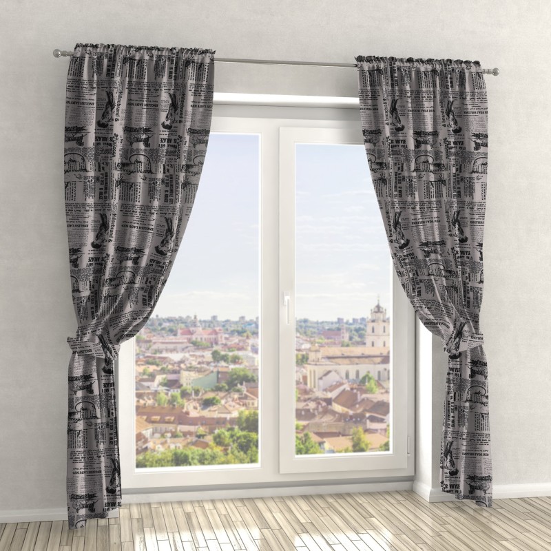 Naktinės užuolaidos, juodo atspalvio 