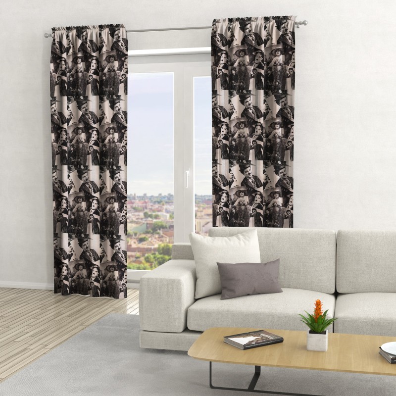 Naktinės užuolaidos, juodo atspalvio 