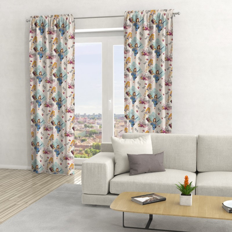 Naktinės užuolaidos, balto atspalvio 