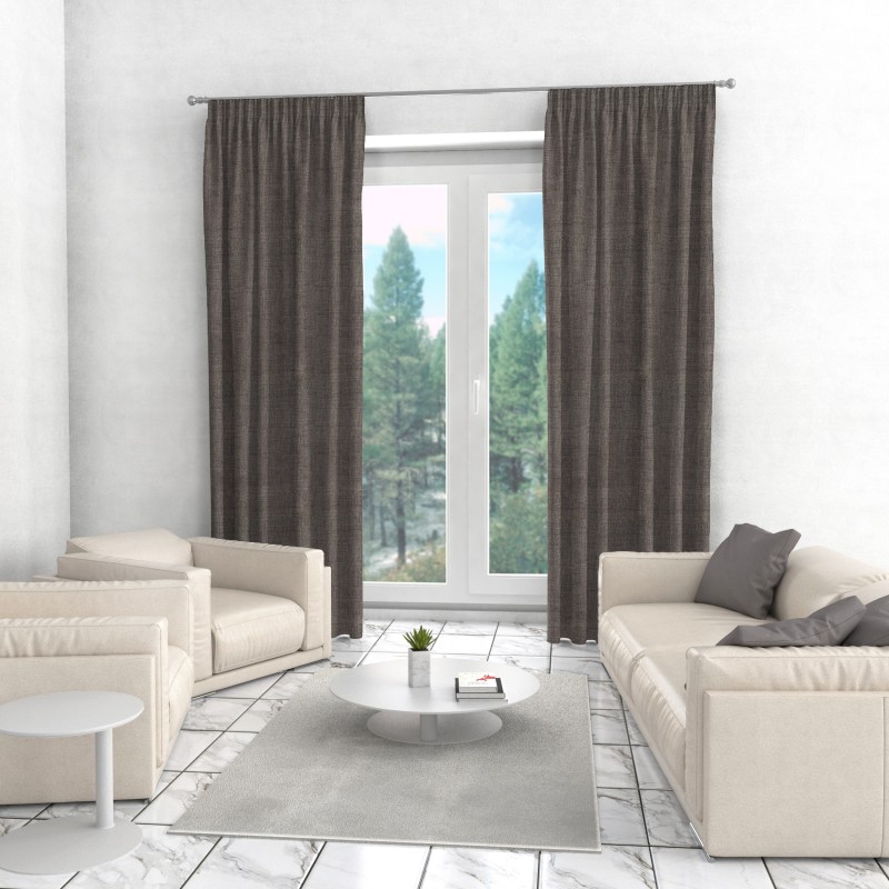 Naktinės užuolaidos, pilko atspalvio 