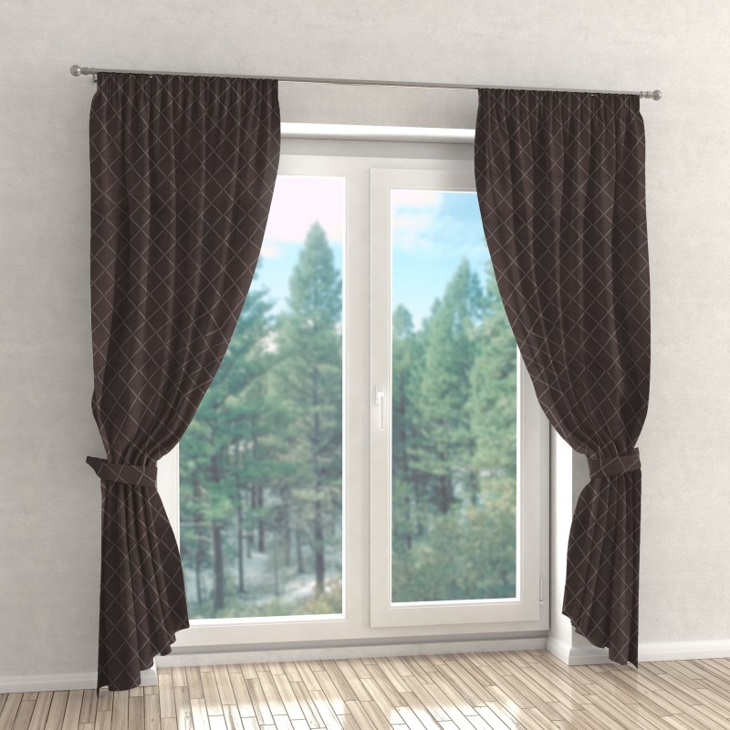 Naktinės užuolaidos, pilko atspalvio 