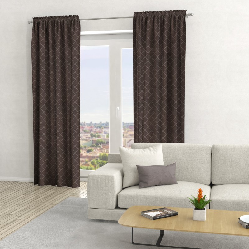 Naktinės užuolaidos, pilko atspalvio 