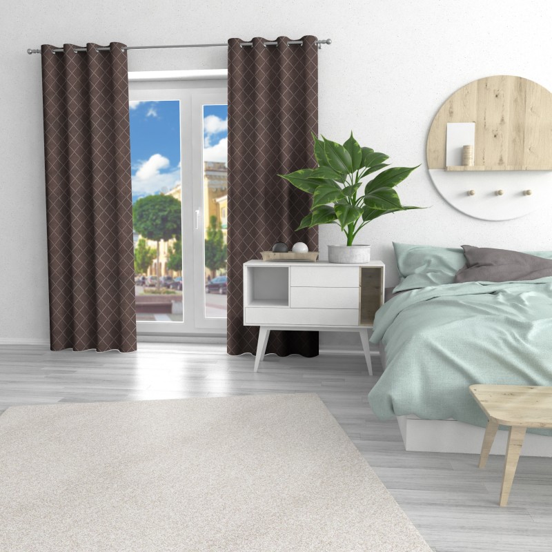 Naktinės užuolaidos, pilko atspalvio 