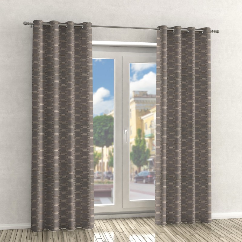 Naktinės užuolaidos, pilko atspalvio 