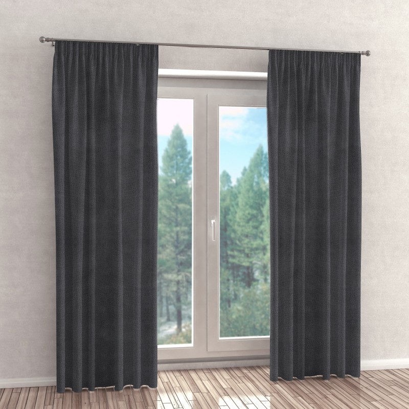 Naktinės užuolaidos, pilko atspalvio 