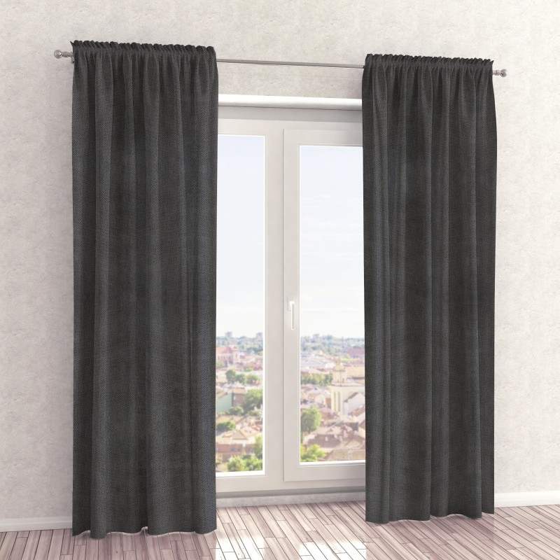 Naktinės užuolaidos, pilko atspalvio 