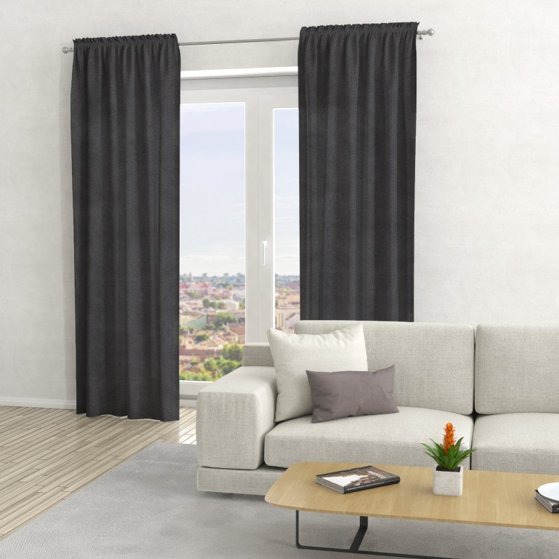 Naktinės užuolaidos, pilko atspalvio 