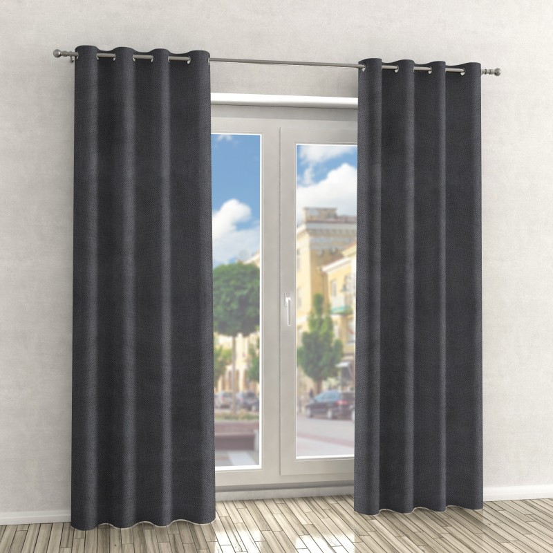 Naktinės užuolaidos, pilko atspalvio 