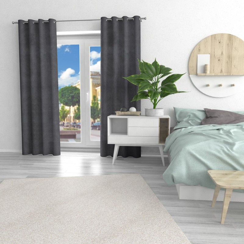 Naktinės užuolaidos, pilko atspalvio 