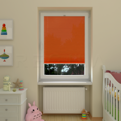 Plisuotos žaliuzės,  vienspalviai, Oranžinė