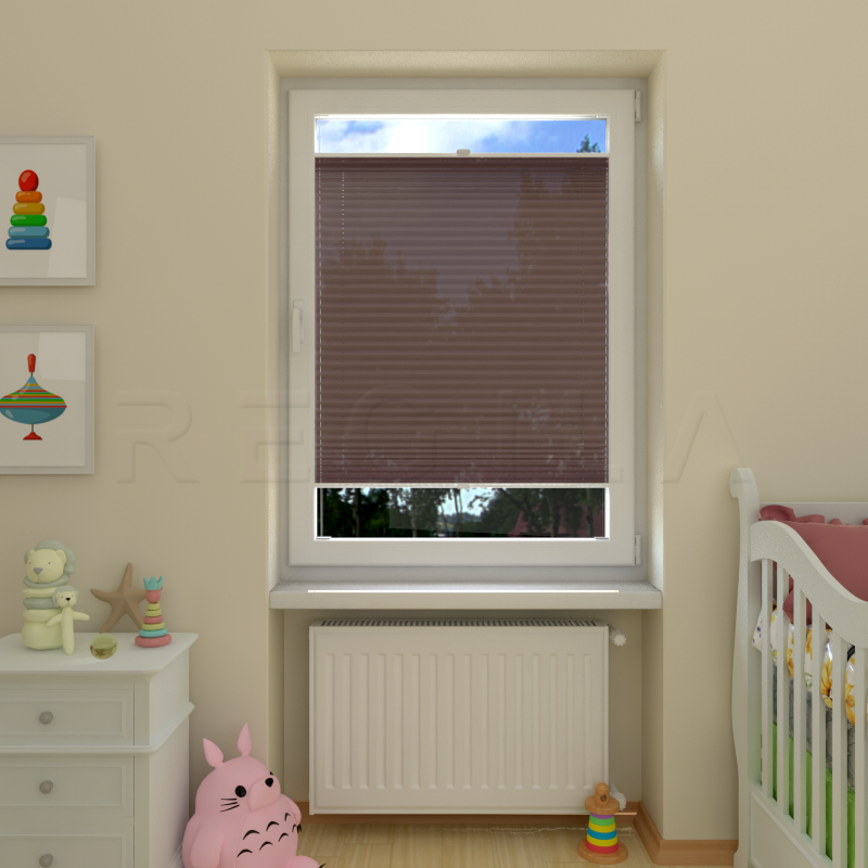 Plisuotos žaliuzės,  vienspalviai, Violetinė