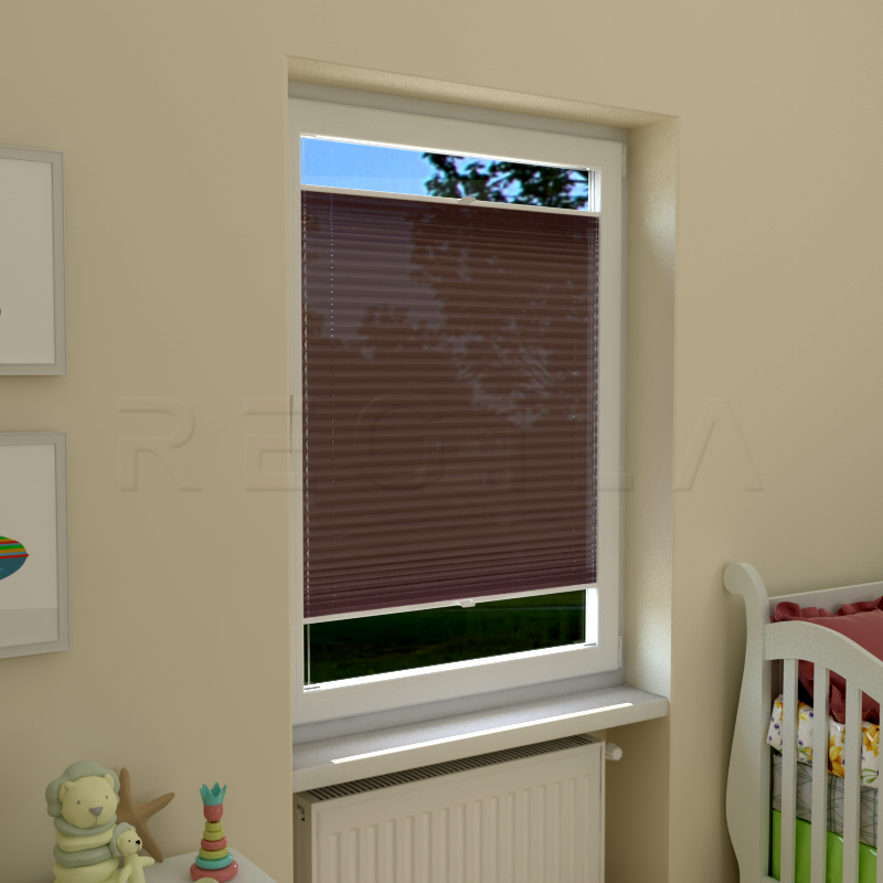 Plisuotos žaliuzės,  vienspalviai, Violetinė