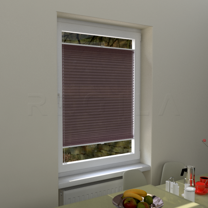 Plisuotos žaliuzės,  vienspalviai, Violetinė