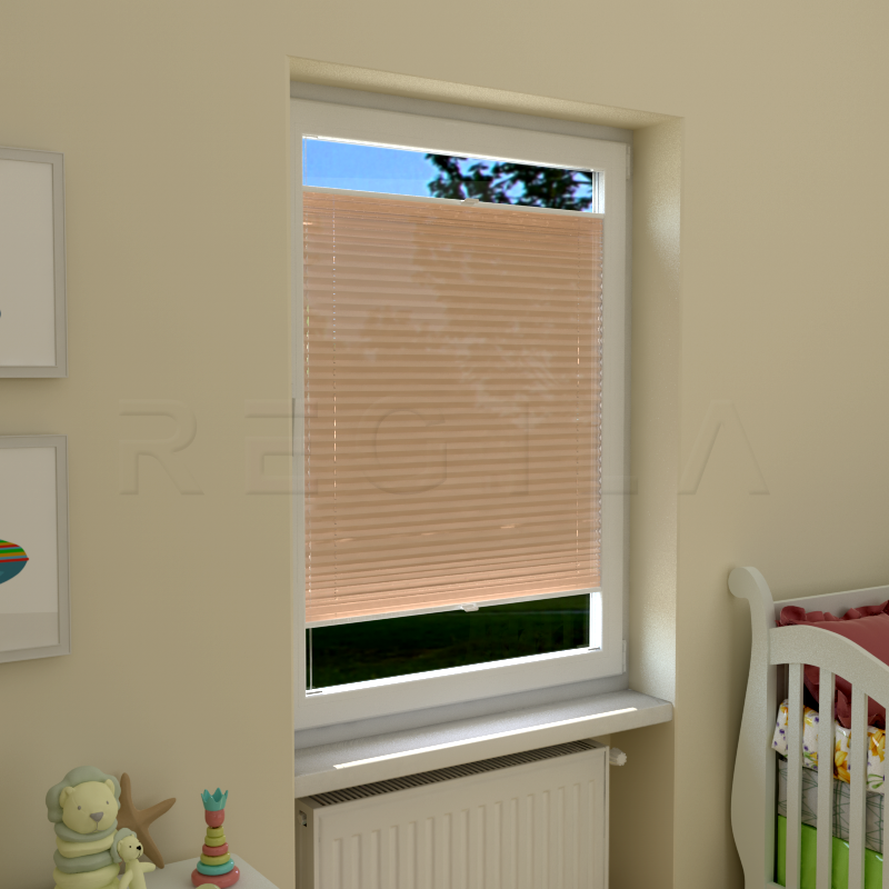 Plisuotos žaliuzės,  vienspalviai, Oranžinė