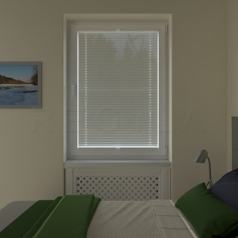 Plisuotos žaliuzės,  vienspalviai, Smėlio