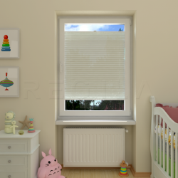 Plisuotos žaliuzės,  vienspalviai, Smėlio