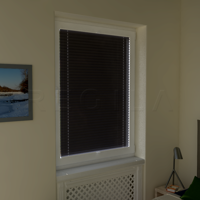 Plisuotos žaliuzės,  vienspalviai, Pilka