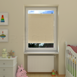 Plisuotos žaliuzės,  saulę atspindintis, Smėlio