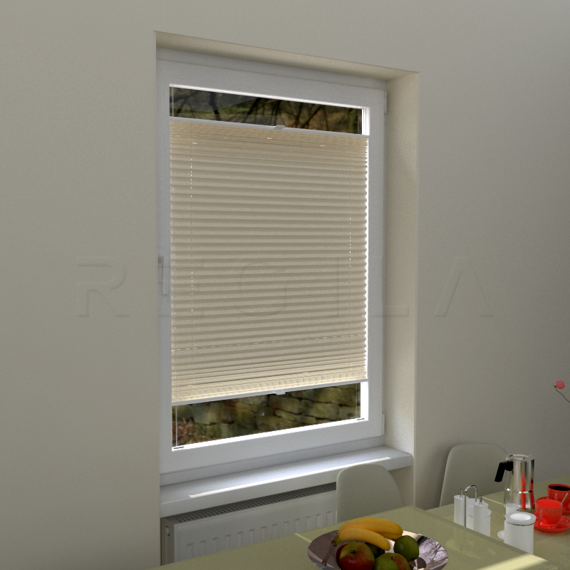 Plisuotos žaliuzės,  saulę atspindintis, Smėlio