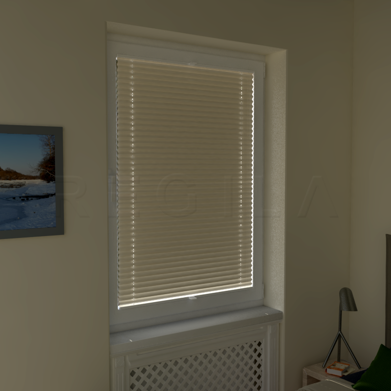 Plisuotos žaliuzės,  saulę atspindintis, Smėlio