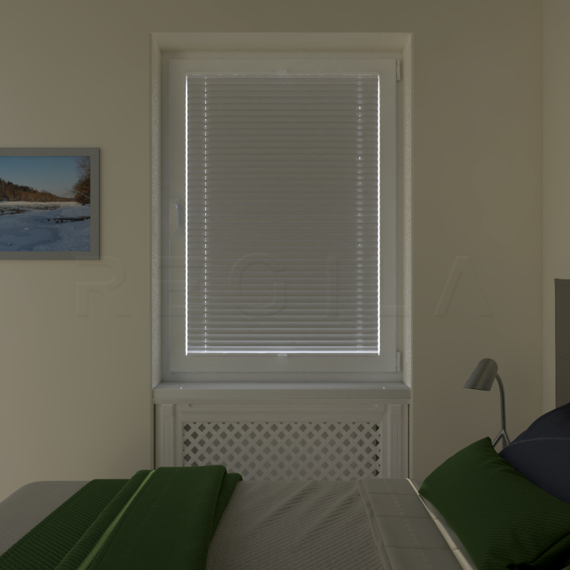 Plisuotos žaliuzės,  saulę atspindintis, Smėlio