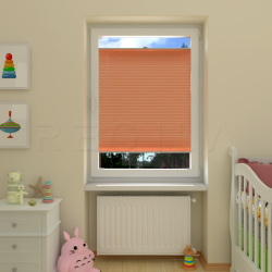 Plisuotos žaliuzės,  saulę atspindintis, Rožinė