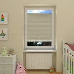 Plisuotos žaliuzės,  saulę atspindintis, Geltona