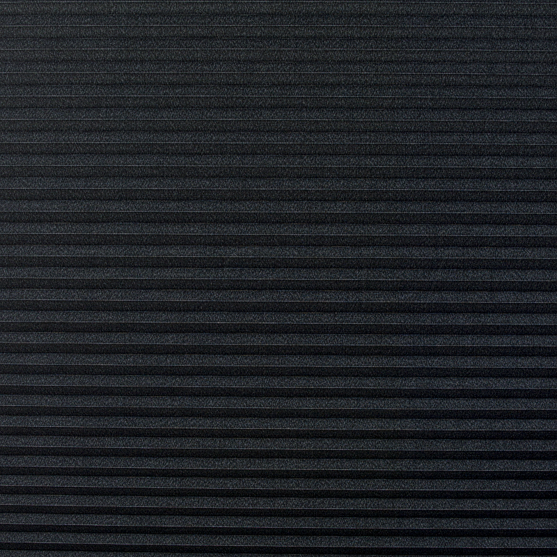 Plisuotos žaliuzės,  saulę atspindintis, Juoda