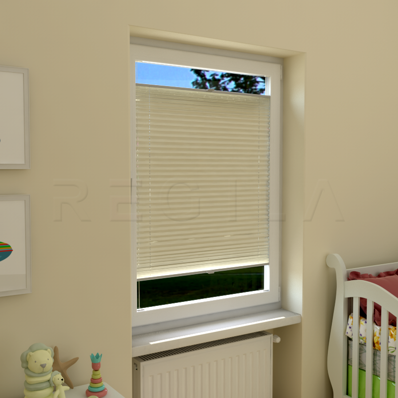 Plisuotos žaliuzės,  tekstūruotas, Smėlio