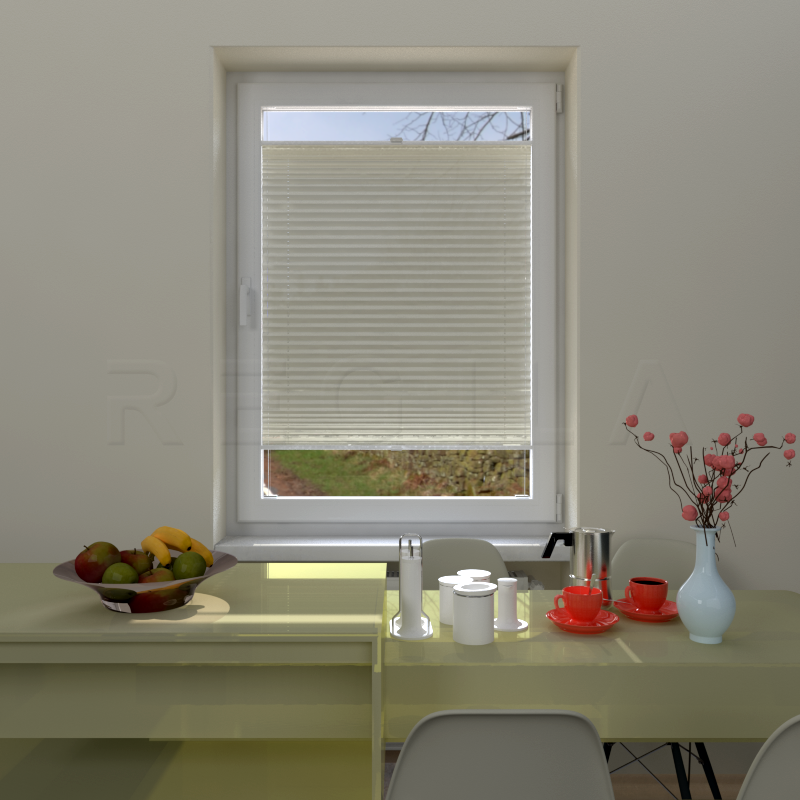 Plisuotos žaliuzės,  tekstūruotas, Smėlio