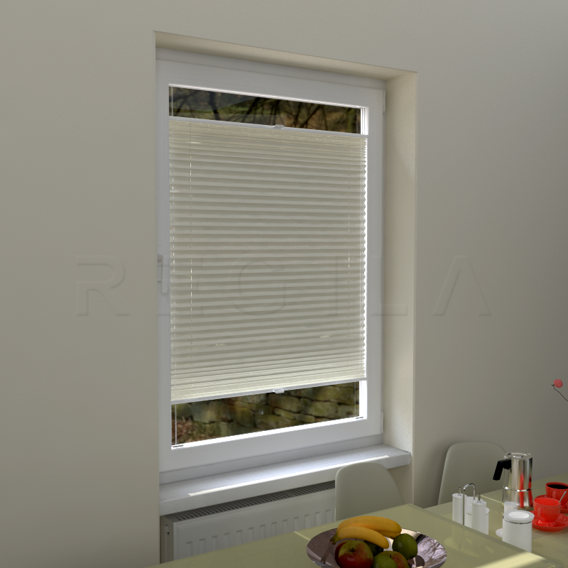 Plisuotos žaliuzės,  tekstūruotas, Smėlio