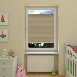 Plisuotos žaliuzės,  tekstūruotas, Smėlio