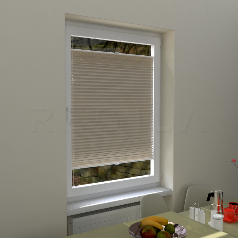 Plisuotos žaliuzės,  tekstūruotas, Smėlio