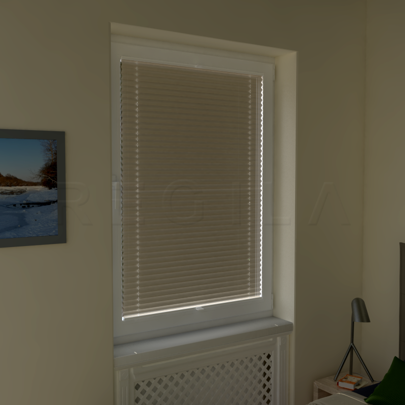 Plisuotos žaliuzės,  tekstūruotas, Smėlio