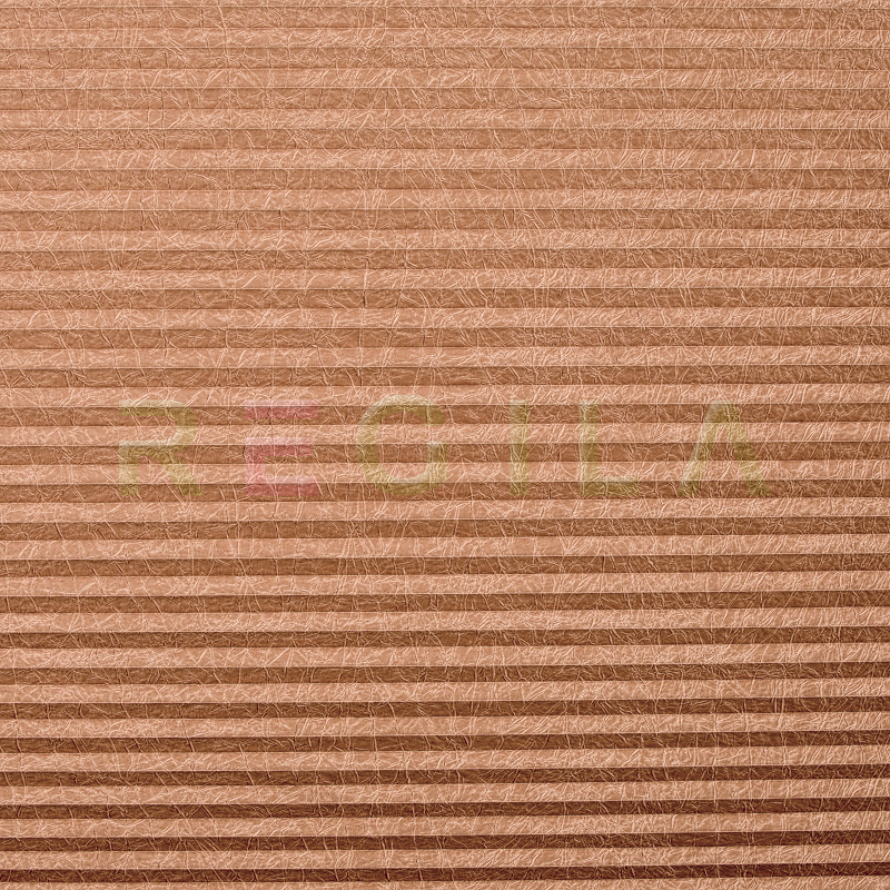 Plisuotos žaliuzės,  tekstūruotas, Ruda