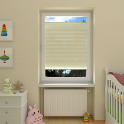 Plisuotos žaliuzės,  tekstūruotas, Geltona