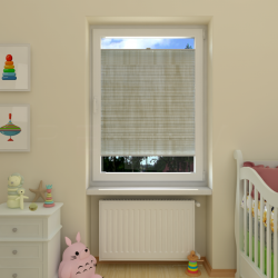 Plisuotos žaliuzės,  šviesai nepralaidūs, Smėlio