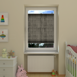 Plisuotos žaliuzės,  šviesai nepralaidūs, Pilka