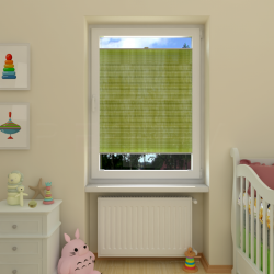 Plisuotos žaliuzės,  šviesai nepralaidūs, Žalia