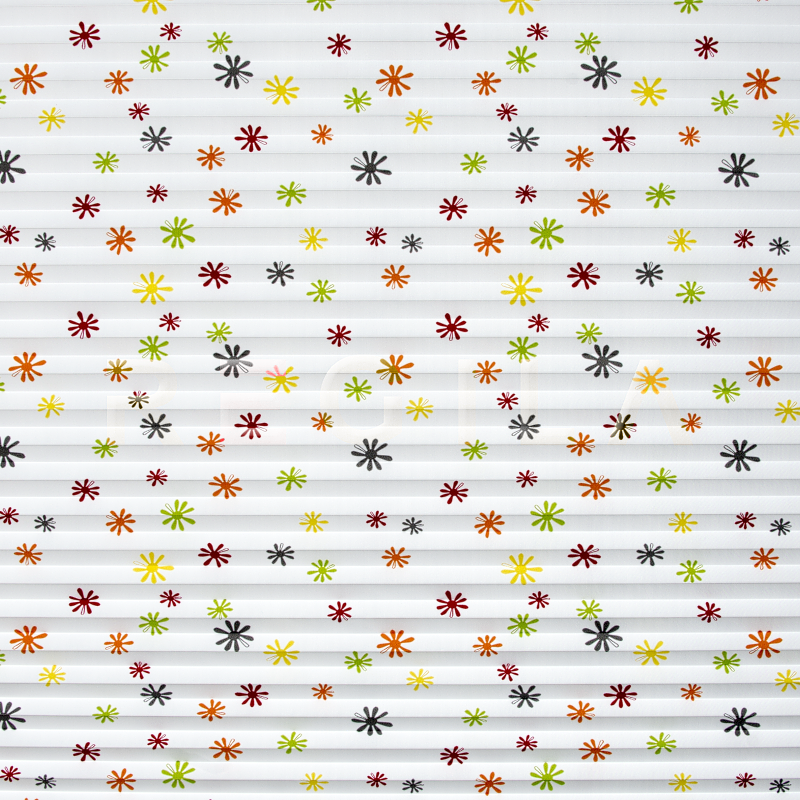 Plisuotos žaliuzės,  šviesai nepralaidūs, Balta