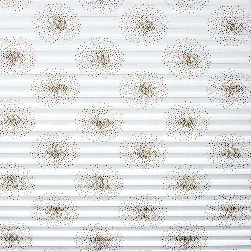 Plisuotos žaliuzės,  šviesai nepralaidūs, Balta