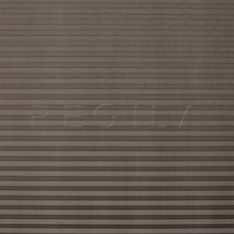 Plisuotos žaliuzės,  šviesai nepralaidūs, Ruda