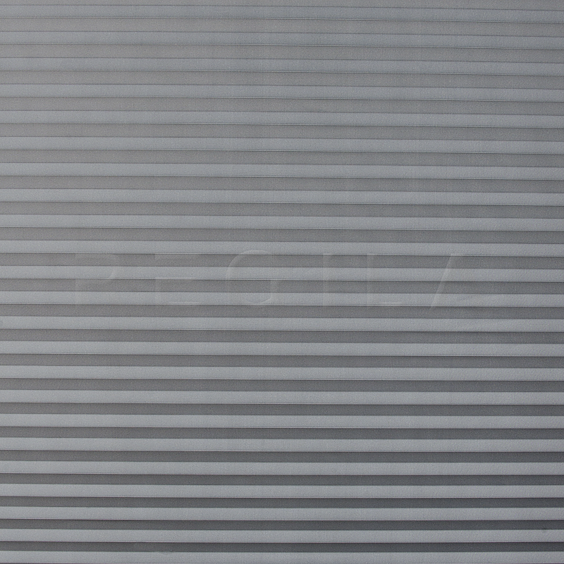 Plisuotos žaliuzės,  šviesai nepralaidūs, Pilka